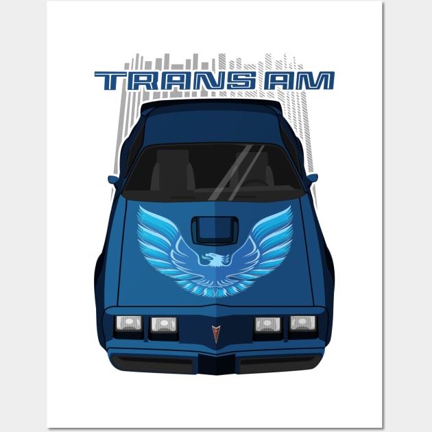 Firebird Trans Am 79-81 - nocturne blue Wall Art by V8social